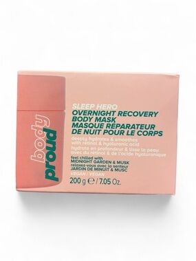 Sleep Hero Overnight Recovery Body Mask - Pink